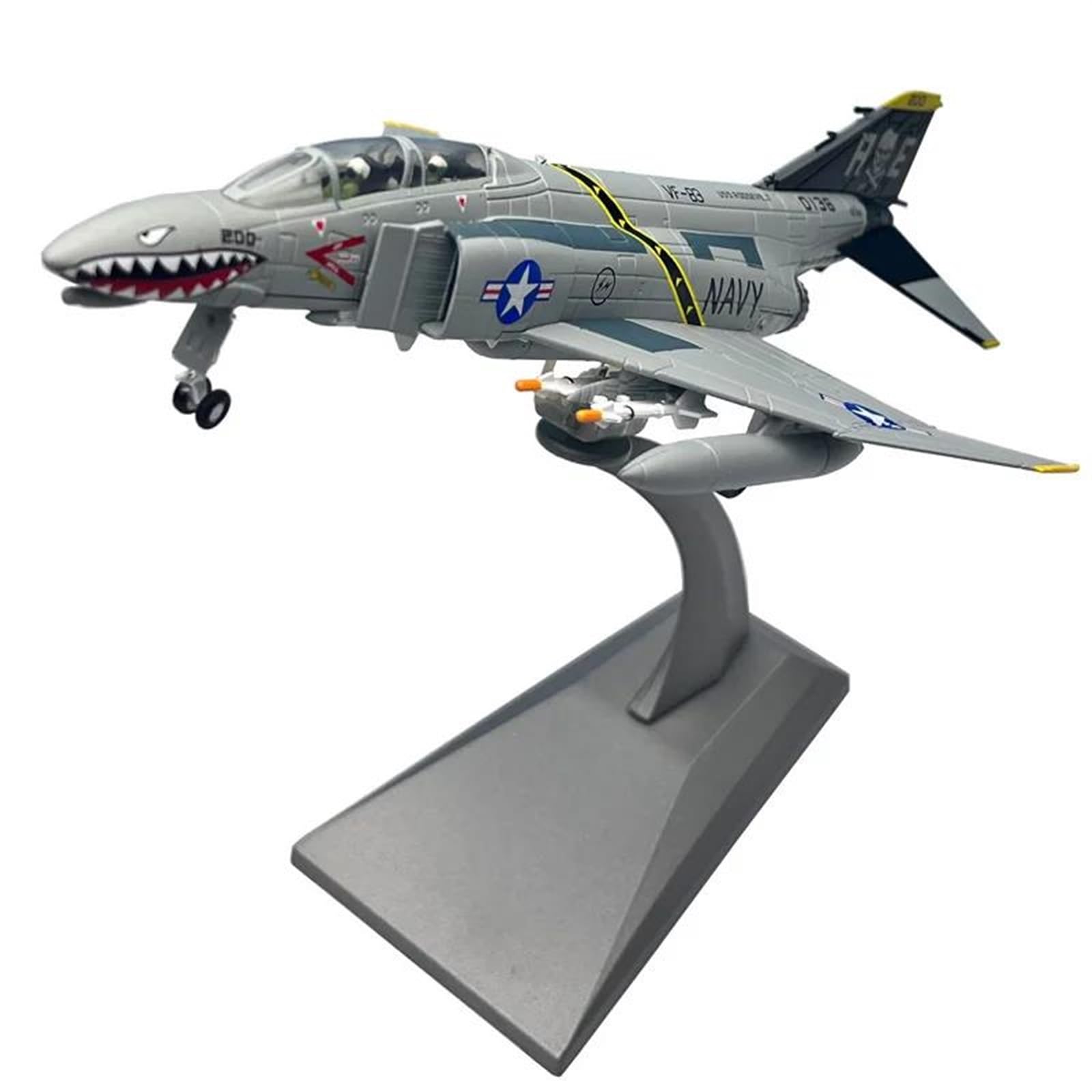 Must-have dla kolekcjonerów Modele samolotów w małej skali 1:100 Skala 1/100 F4C F-4C DLA Phantom Fighter Diecast Metal Samolot Samolot Pojedynczy model samolotu Zestaw do budowania modeli (F4C I)