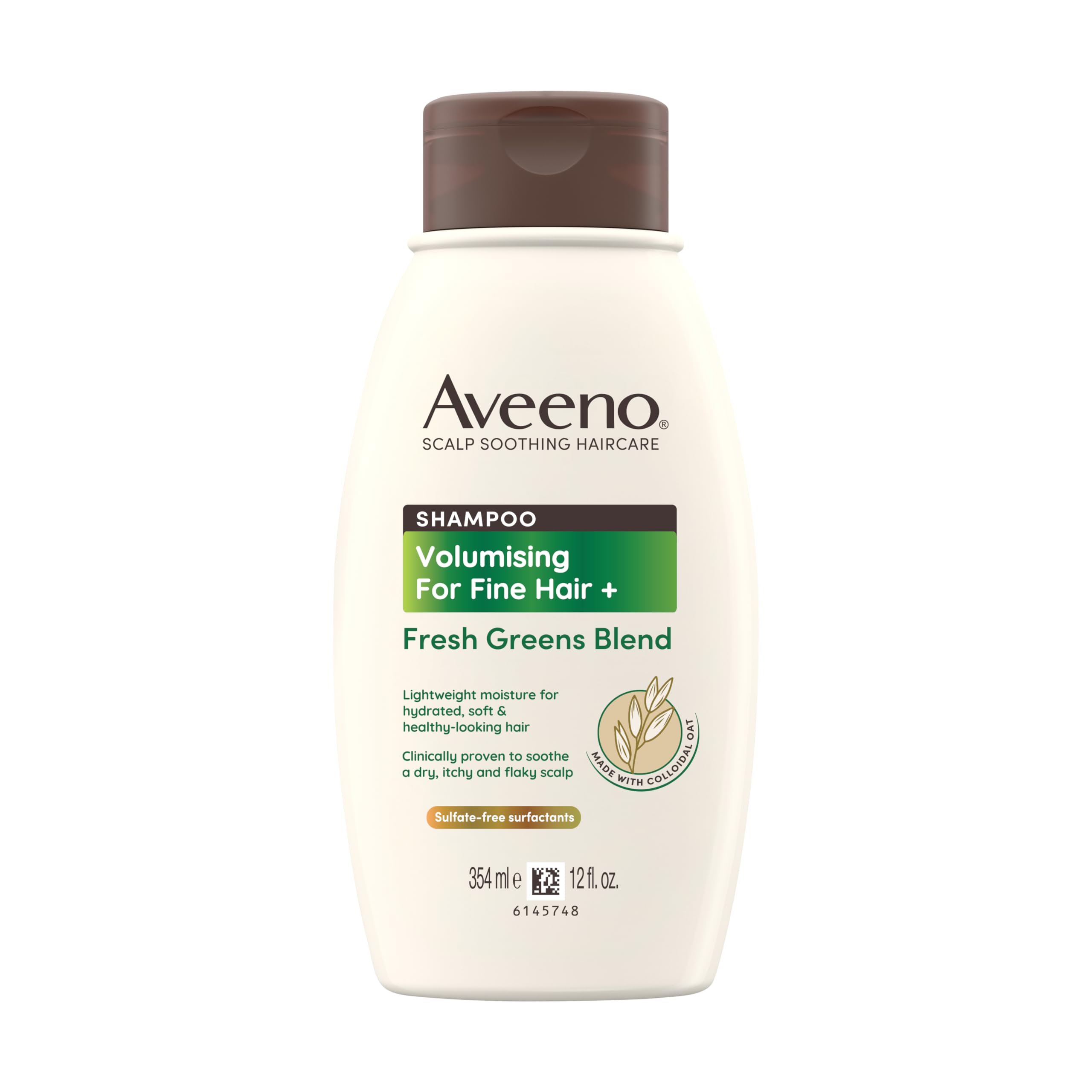 Aveeno Fresh Greens Blend Volumising Shampoo for Fine Hair 354ml