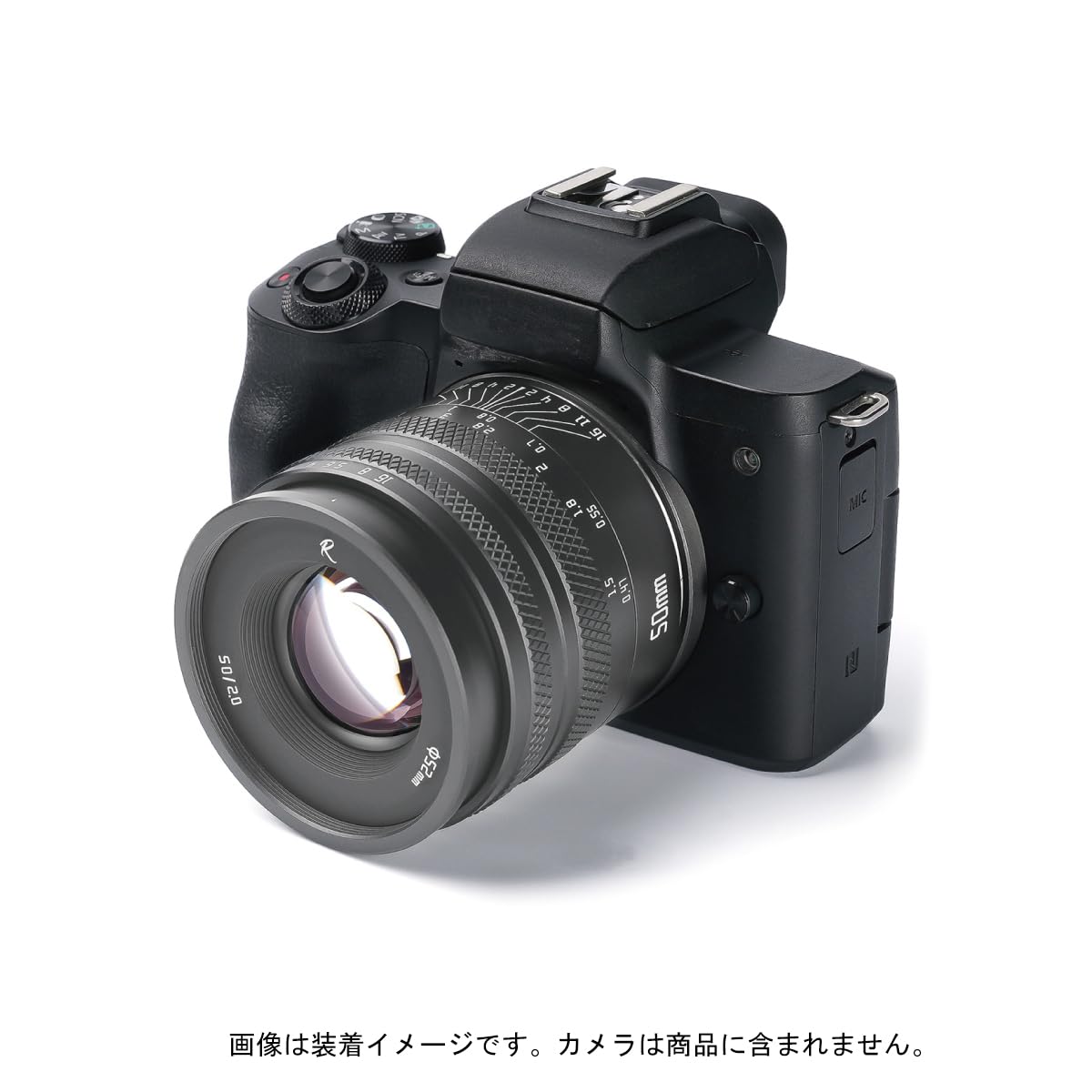 Amazon.co.jp: AstrHori 50mm F2.0 キヤノンEF-Mマウント チタン