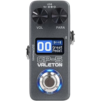 Valeton GP-5 Compact Multi-Effects Processor - SnapTone & IR Loader 100+ Effects Bluetooth USB Audio Interface