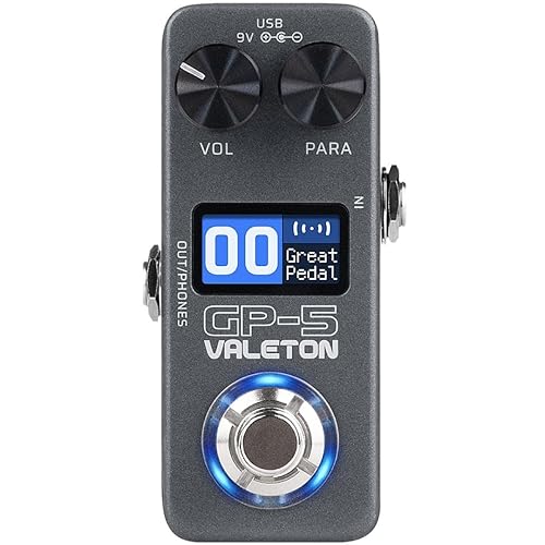 Valeton GP-5 Compact Multi-Effects Processor – SnapTone & IR Loader, 100+ Effects, Bluetooth, USB Audio Interface