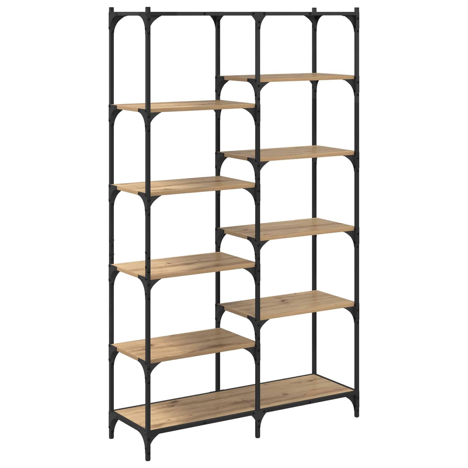 Generisch Regal Artisan-Eiche 100 x 32 x 170 cm Holzwerkstoff,Möbel,Regalsysteme,Bücherregale Bücherschränke-881891