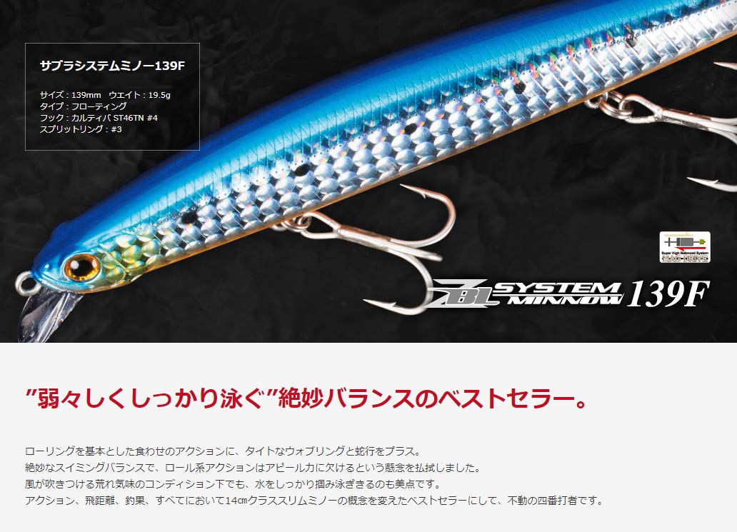 Amazon.co.jp: ジップベイツ(Zipbaits) ルアー ザブラ システムミノー