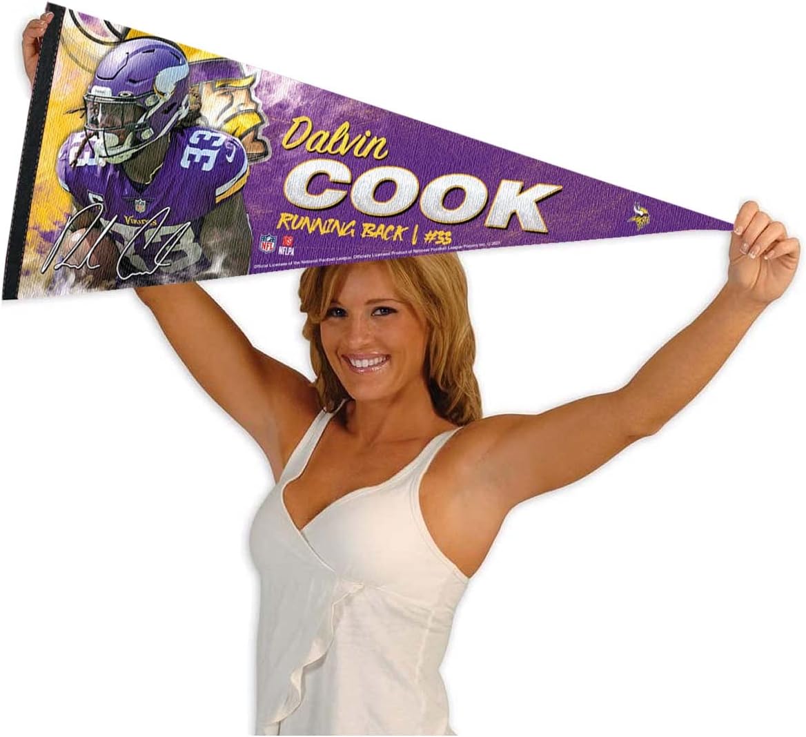 Minnesota Vikings Cook Pennant Banner Flag - Image 4
