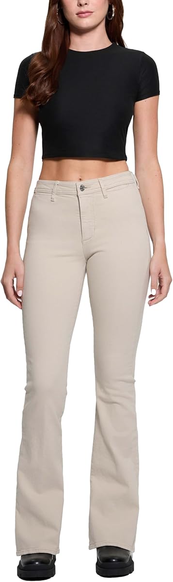 Jean acampanado de talle alto Eco Belle para mujer