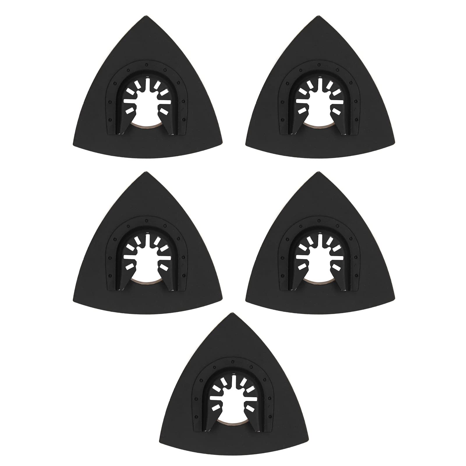 Wool Polishing Pad, Alloy Steel Base Triangular Felt Buffing Pad Kit for Oscillating Tool, Soft Touch Polishing for Stainless Steel, Easy to Enter Compact Spaces