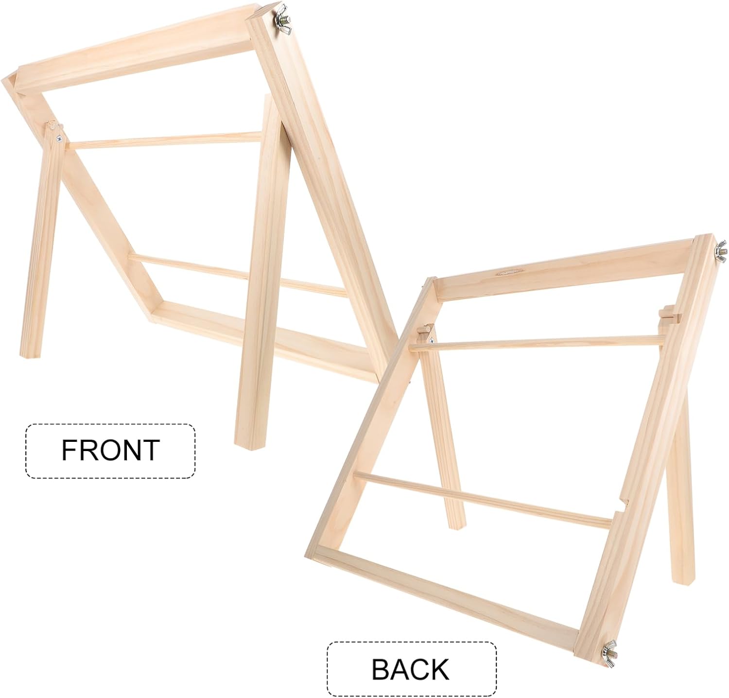 Wood Ribbon Holder Organizer Rack for Craft Room Tabletop Display image 4