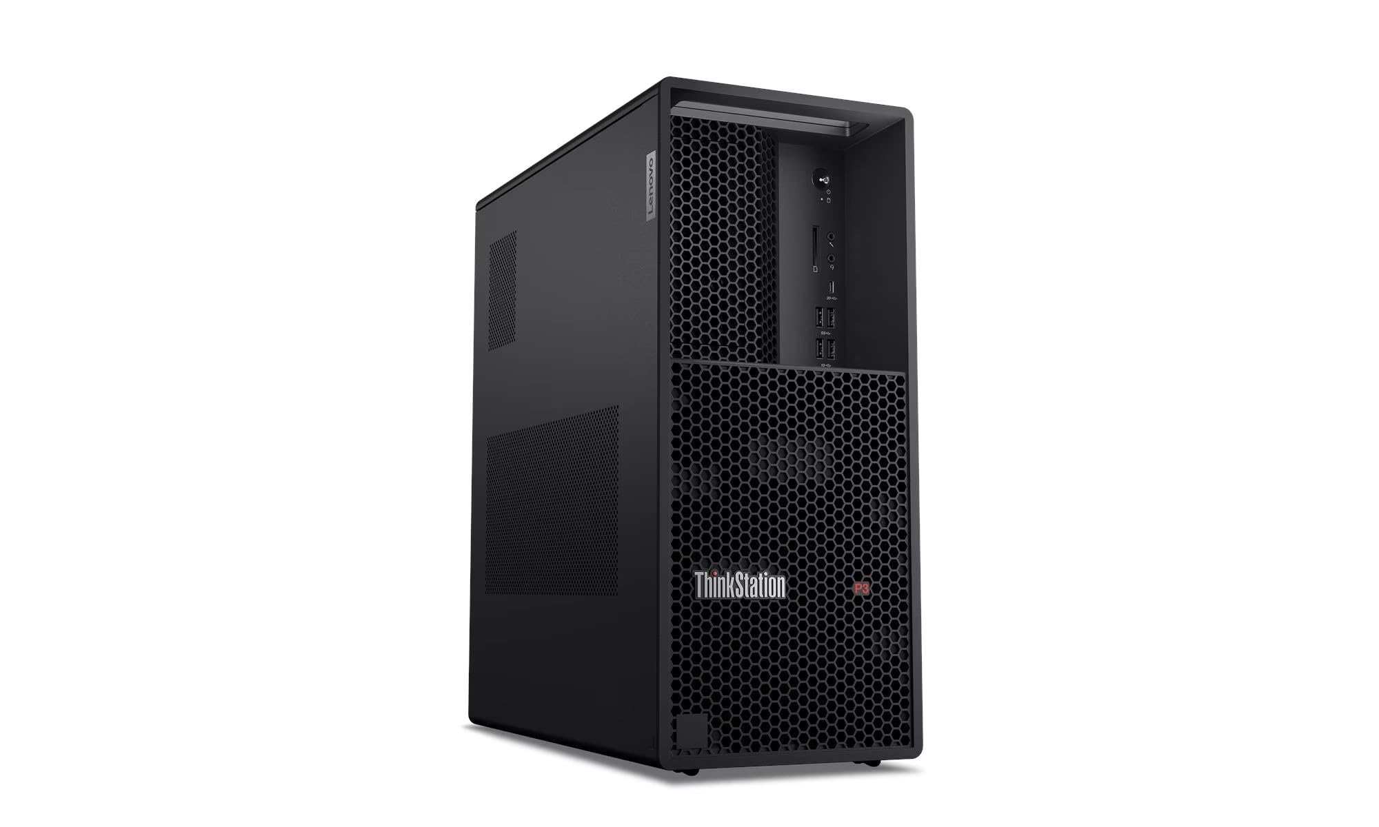 Lenovo ThinkStation P3 Tower Gen 2 Workstation with Intel Core Ultra 7 265 vPro Processor, NVIDIA RTX A1000 Graphics, 32GB DDR5 Memory,1TB Storage, Wi-Fi 7, and Windows 11 Pro — view 4
