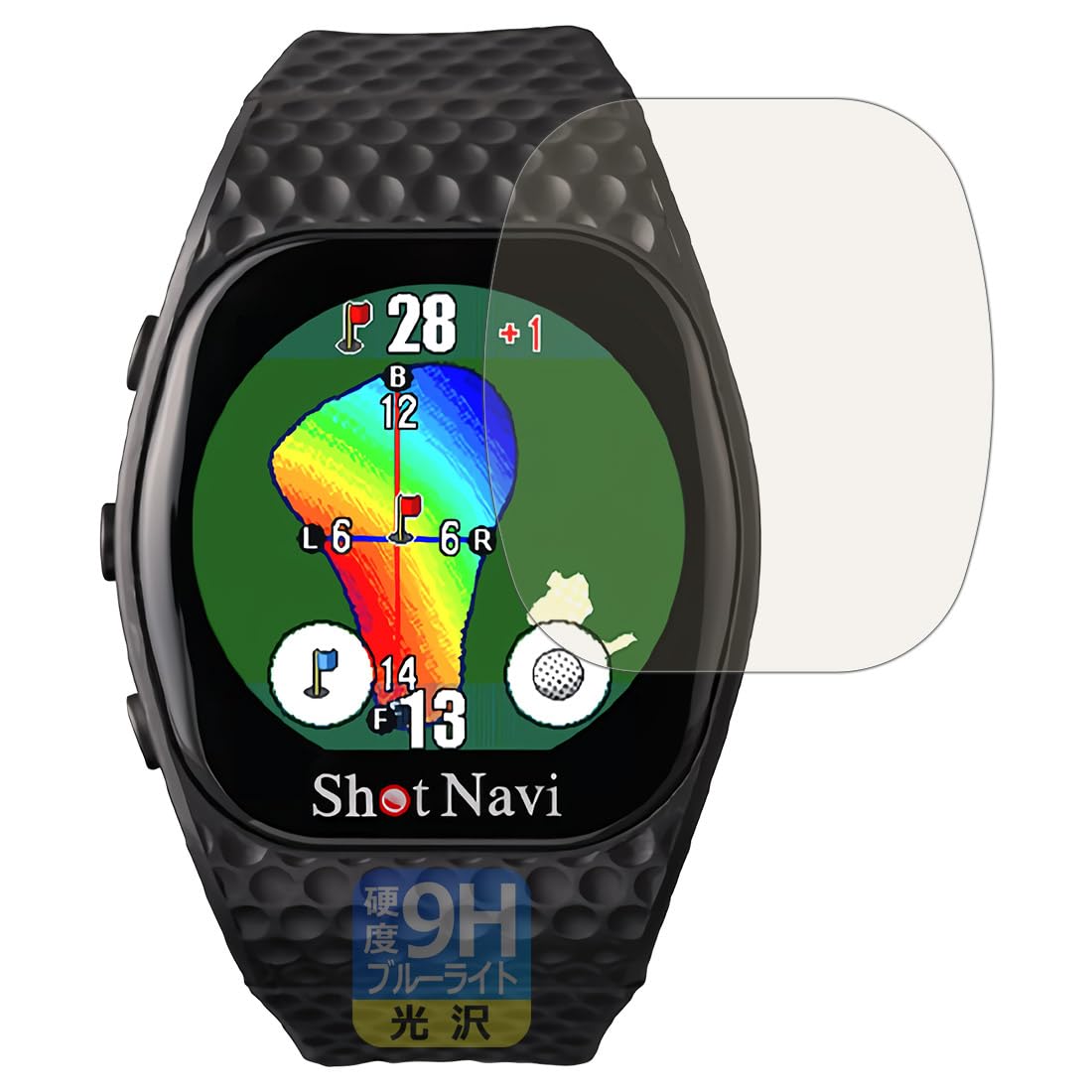 Amazon.co.jp: PDA工房 Shot Navi INFINITY Touch 対応 9H高硬度