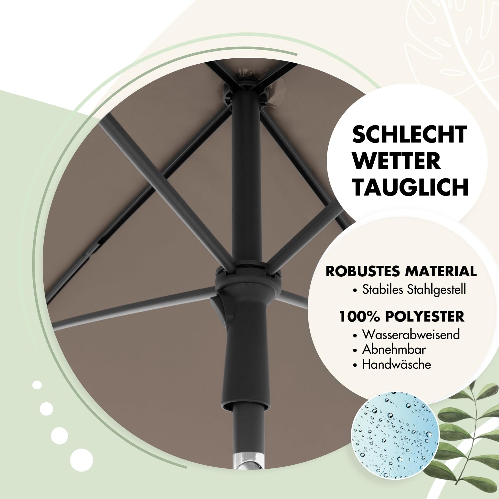 Doppler City Balkonschirm 200x125cm in verschiedenen Farben