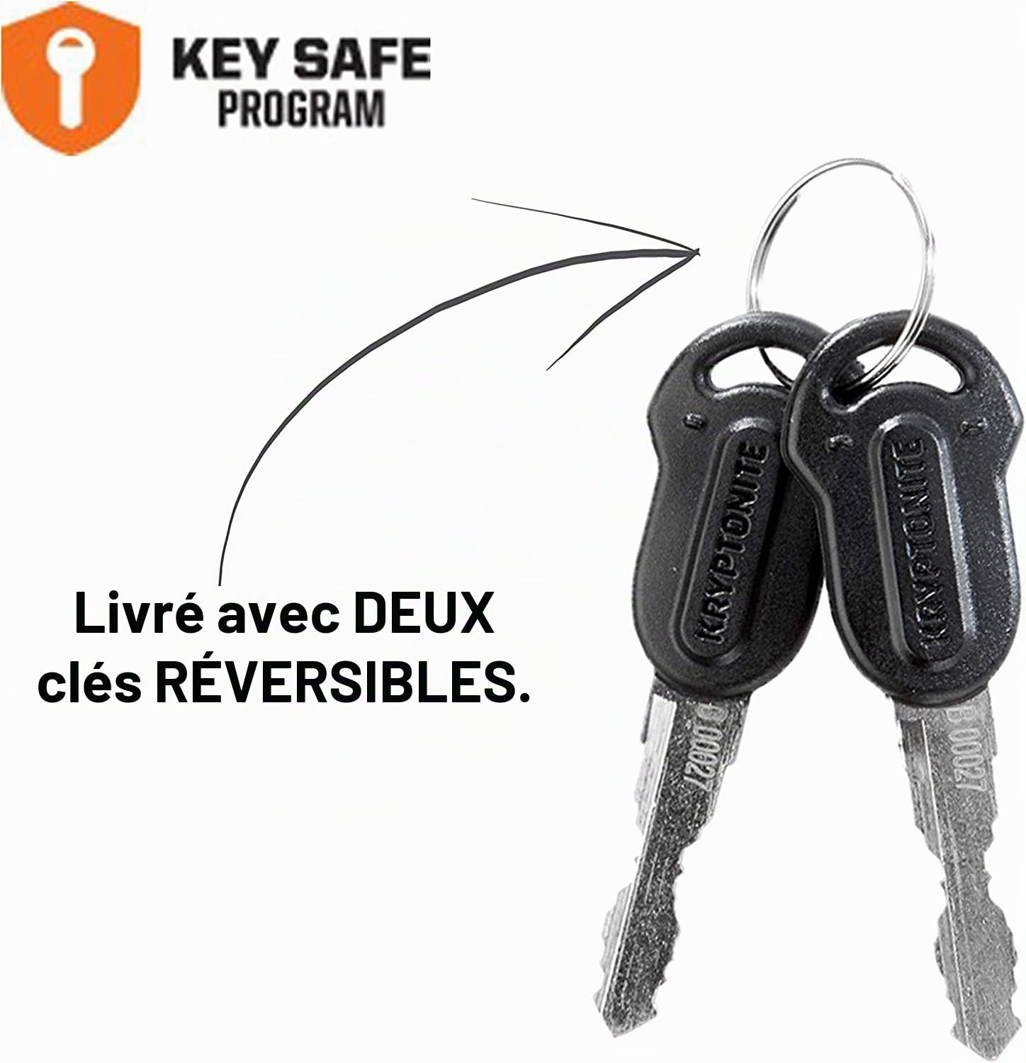 Kryptonite KryptoFlex 1518 Câble Antivol avec Clé, Niveau Sécurité 3/10 | Câble Tressé en Acier de 15 mm, Antivol Vélo avec Revêtement en Vinyle, Système Easy-Click, 1,07 kg, Longueur 180 cm