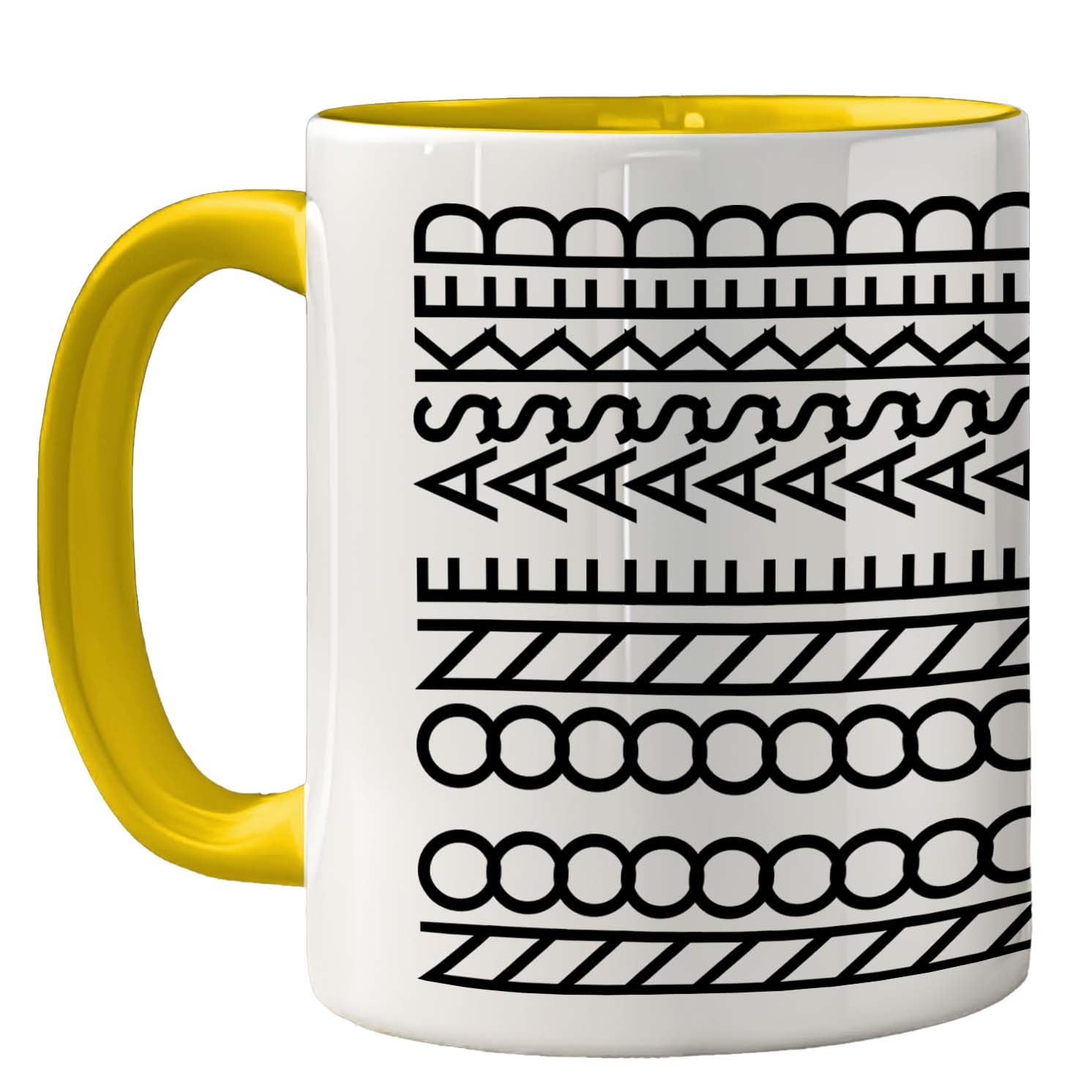 Funny Mug for Men Women - No One Asked - Rude Sarcastic Slogan Gifts for Work Colleagues, Crude Fun Novelty Joke Gag Gift Humour Birthday Friends, 11oz Yellow Ceramic Premium Mugs Cup