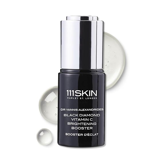 111SKIN Black Diamond Vitamin C Serum for Face, Hydrating Skin Serum with Hyaluronic Acid & Niacinamide, Helps Reduce the Appearance of Dark Spot & Redness for All Skin Types, 0.68 fl oz