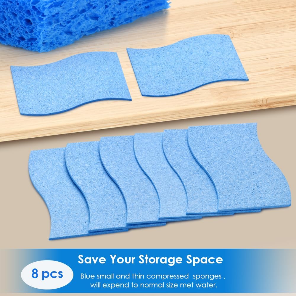 Dish Spons Kitchen, Premium Blue Dish Washing Kitchen Spon, pred