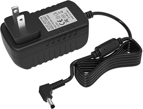 AC/DC 12V Wall Charger DC 9-12V Cord for Portable DVD Player Compatible with UEME/HDJUNTUNKOR/DBPOWER, 4.0 * 1.7mm Plug Power Adapter