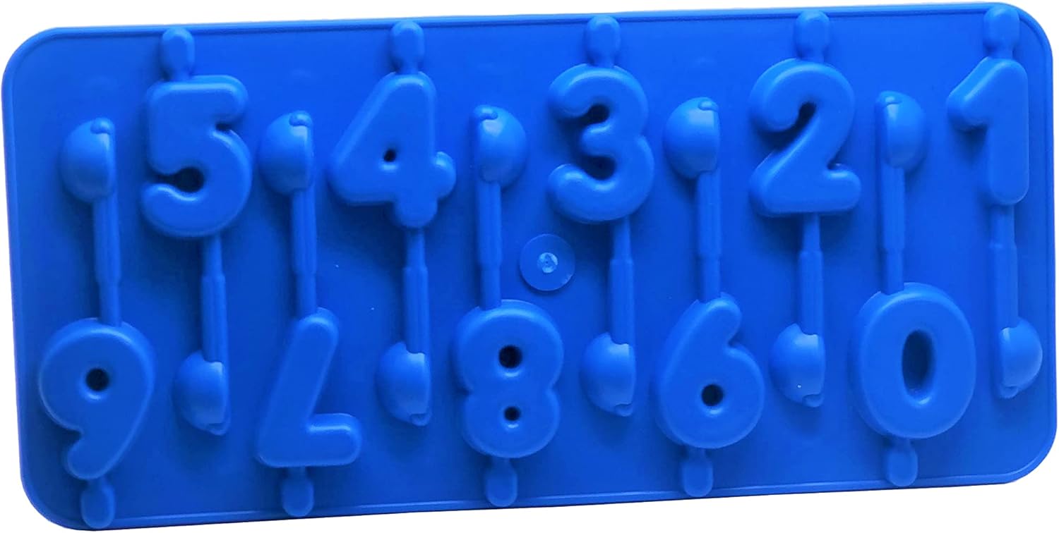 Proops Candle Mould Set, Birthday Cake Numbers, Celebration, 45mm Each