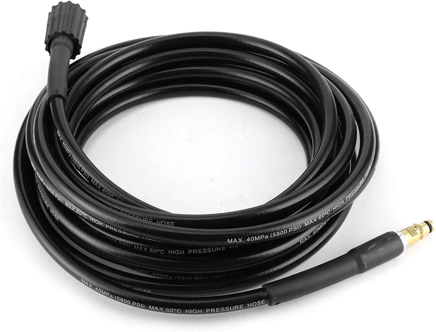 High Pressure Car Washer Hose 5800PSI 40MPa Auto Washer Hose Rubber Water Pipe Compatible with K2 (10m / 32.8ft)