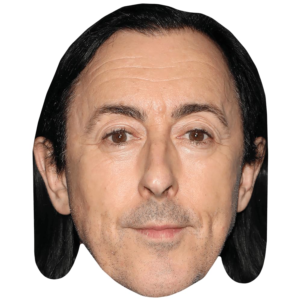 Alan Cumming (Long Hair) Celebrity Mask, Flat Card Face, Fancy Dress Mask