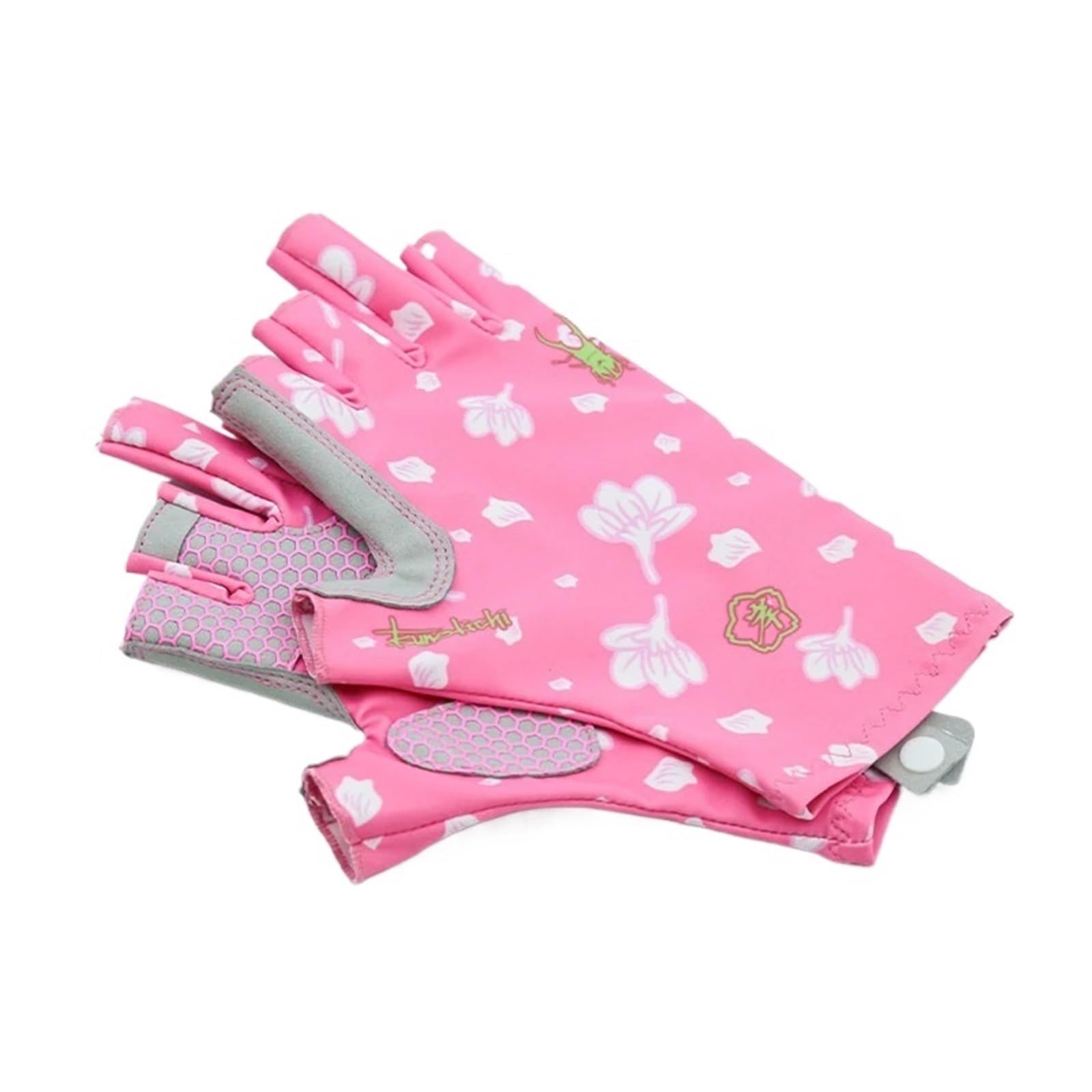 Guantes de Pesca Antideslizantes Resistentes al Desgaste Protector Solar Seda Hielo Transpirable Deportes Aire Libre para Pesca