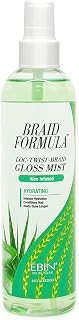 EBIN NEW YORK Braid Formula Loc Twist Braid Gloss Mist - Aloe Infused, Hydrating, Moisturizing, Scalp Hair mist, Itch relief, refresh, cooling, Scalp treatment, shine spray