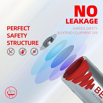 BEVIGOR CR2 3V Lithium Battery 12 Pack, 900mAh Camera CR2 Battery, CR2 Lithium Batteries Video and Cameras, Range Finders, Memory Backup and More, Non-Rechargeable