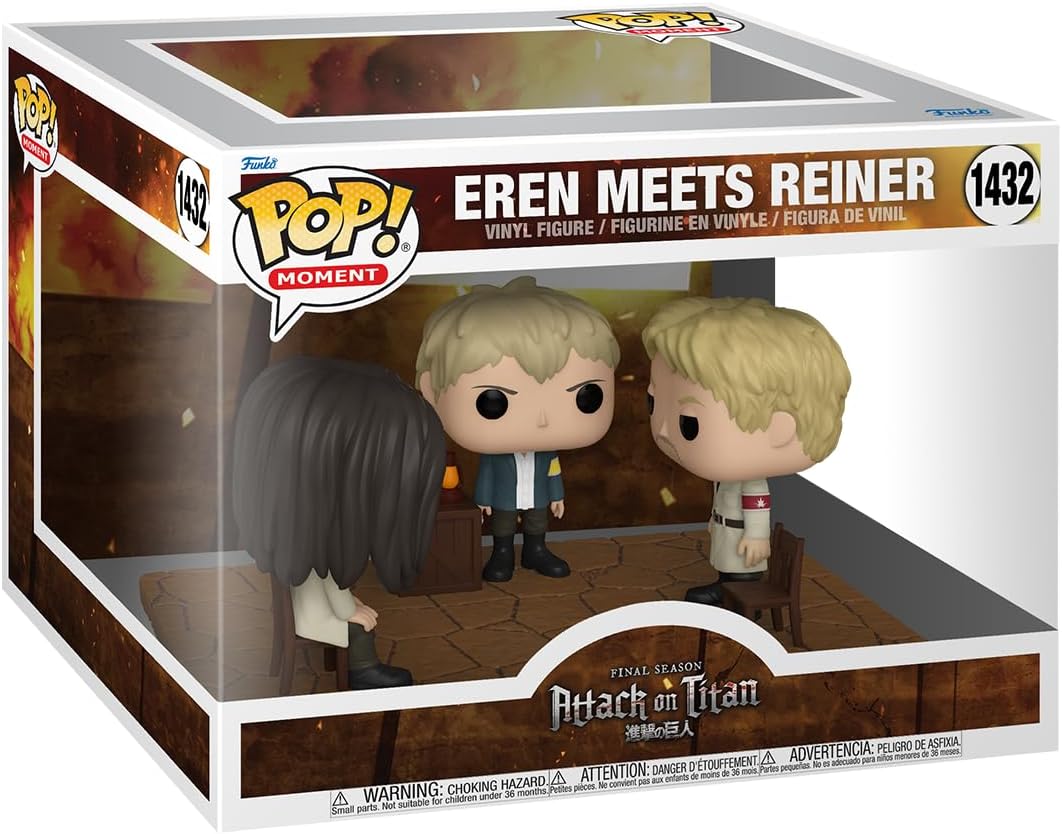 Funko POP! Moment: Attack on Titan - Eren Jaeger Meets Reiner - Collectable Vinyl Figure - Gift Idea - Official Merchandise - for Kids & Adults - Anime Fans - Model Figure for Collectors