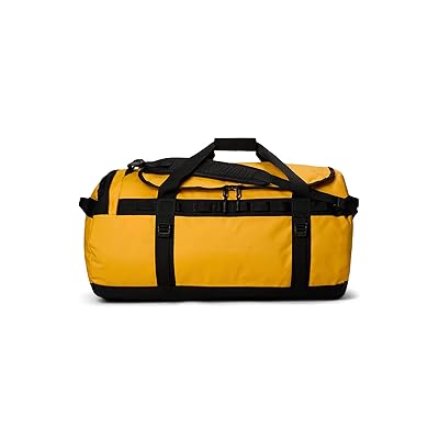 The North Face Base Camp Duffel 1 L Duffel Bags Summit Gold/TNF Black NPF, Mesh/Polyester