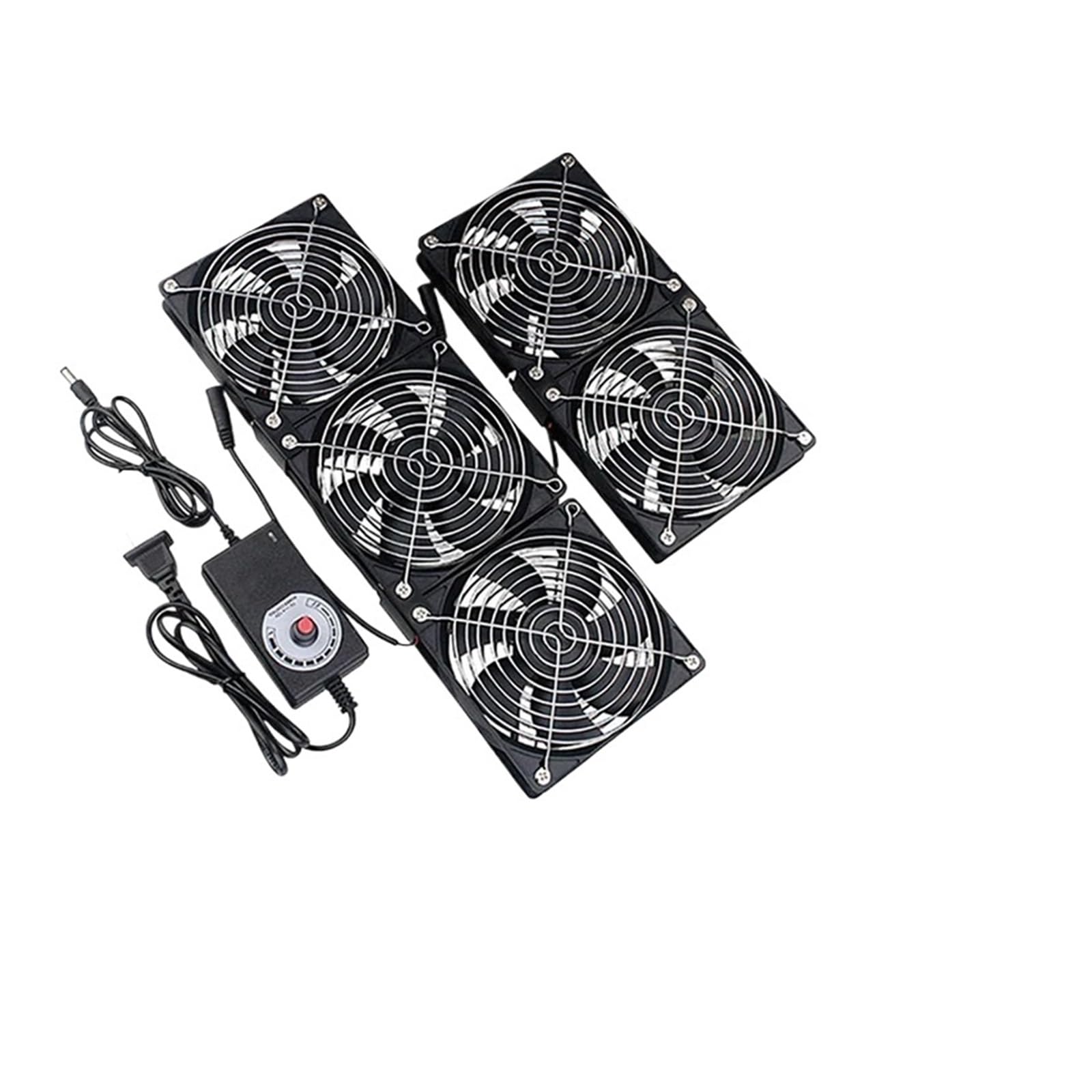 JJKKOZVQF 12cm DC 12V 220V Radiator 120MM Server Cooling Fan(U/*K Plug)