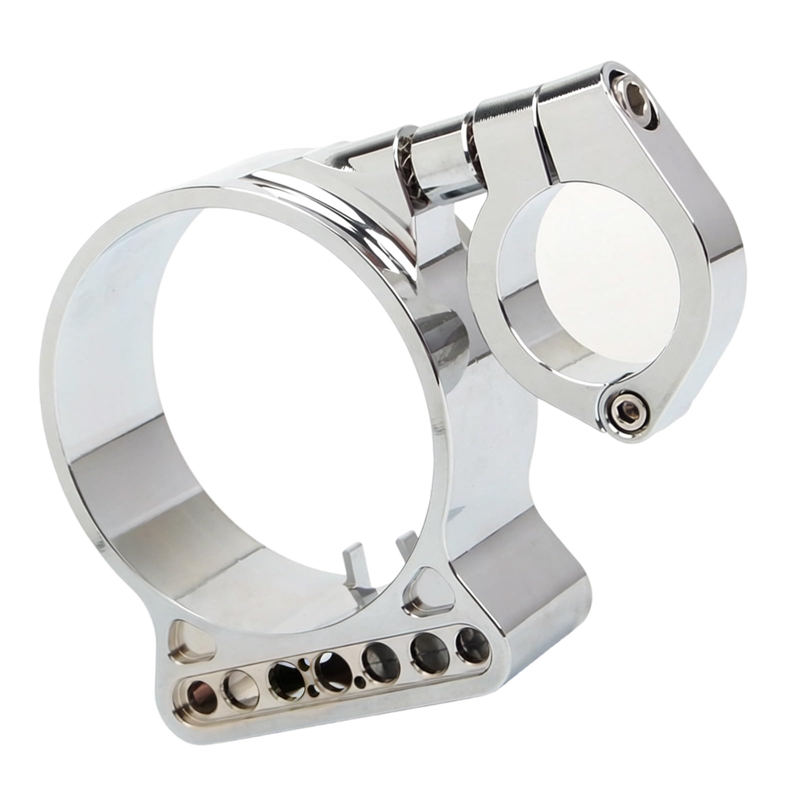 Hsioluted A Motorcycle Meter Speedometer Bracket Luminum Build Compactly Size For 1993-2015 Fxd 93-05 Models Securely Bike Meter Parenthesis