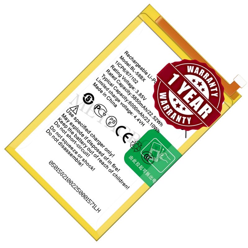 Image of Original BL-58BX Battery Compatible for Infinix Smart 5 (India) - (6000mAh) - 1 Year Warranty MC1