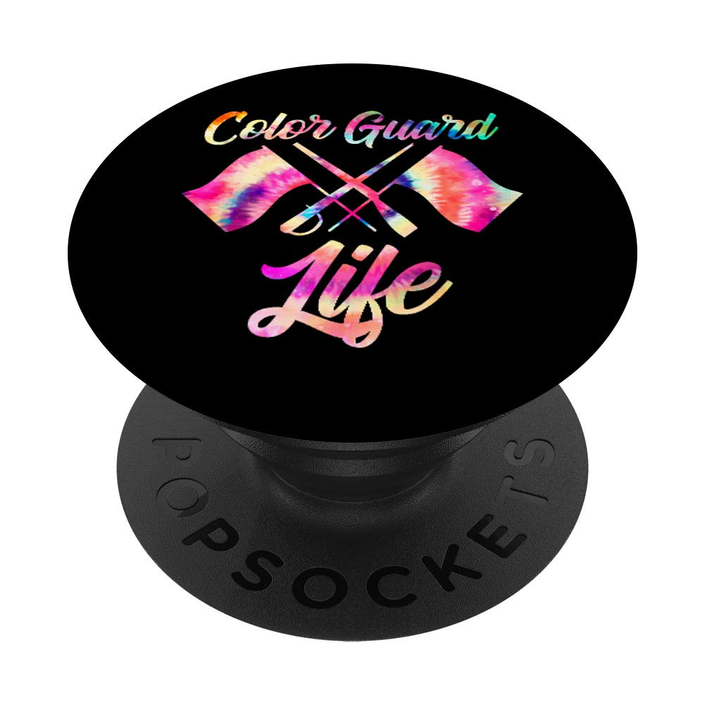 Color Guard Marching Band GiftsColor Guard Gift Color Guard Life Funny Quote PopSockets Grip and Stand for Phones and Tablets