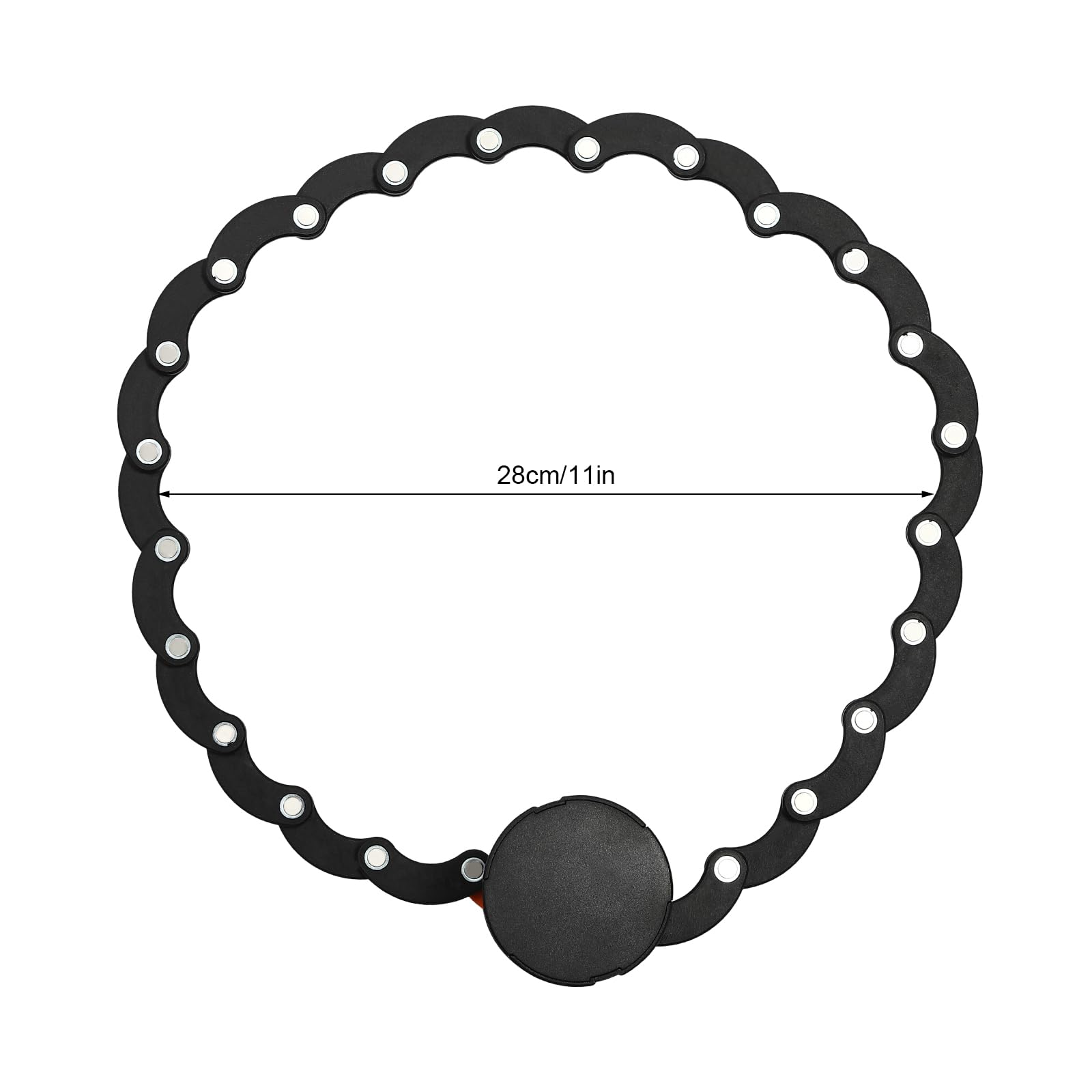 Lucchetto pieghevole per bicicletta con supporto, lucchetto a combinazione con 2 chiavi, per mountain bike, bici da corsa, BMX MTB