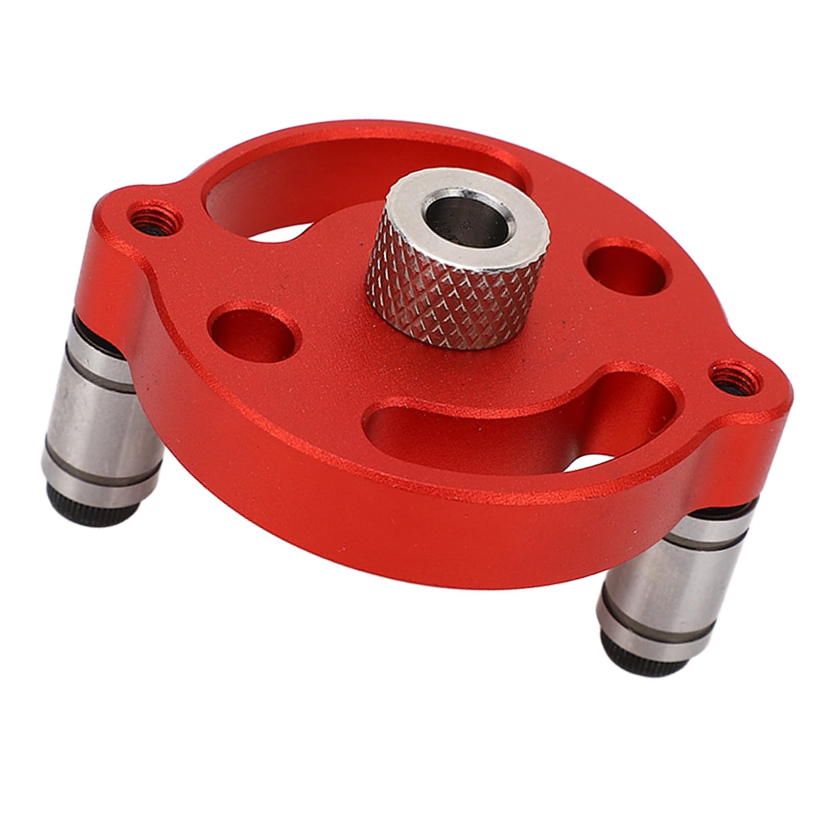 Localizzatore di Punzoni, 7 Pinze per Trapano Set di Punzoni Rotondi 8 Punte per Trapano Buoni Piedini di Regolazione della verticalità per Progetti di Lavorazione del Legno (#2)