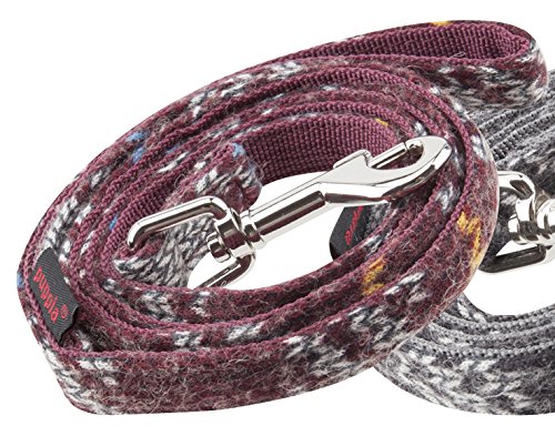 Puppia PAQD-AL1465 Eldric Lead, M, Dark Red, darkred - Image 2