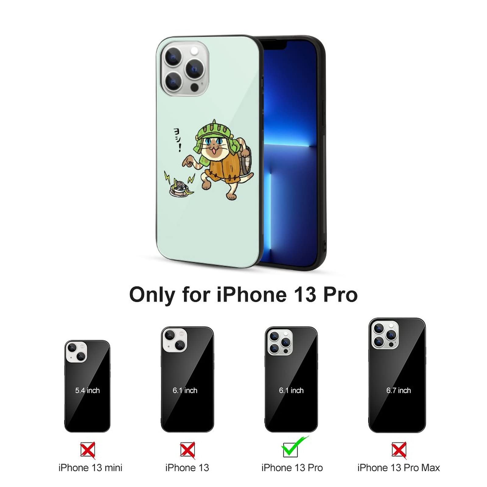 Amazon.co.jp: 仕事猫 現場猫 IPhone13 用 ケース 6.1インチ