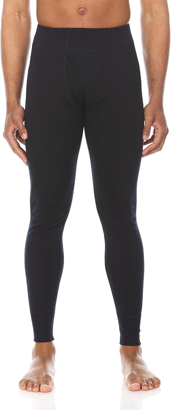 Mens Midweight 100% Merino Wool Base Layer Bottom - Winter Weather Long Johns - Cold Weather Gear - Anti Odor