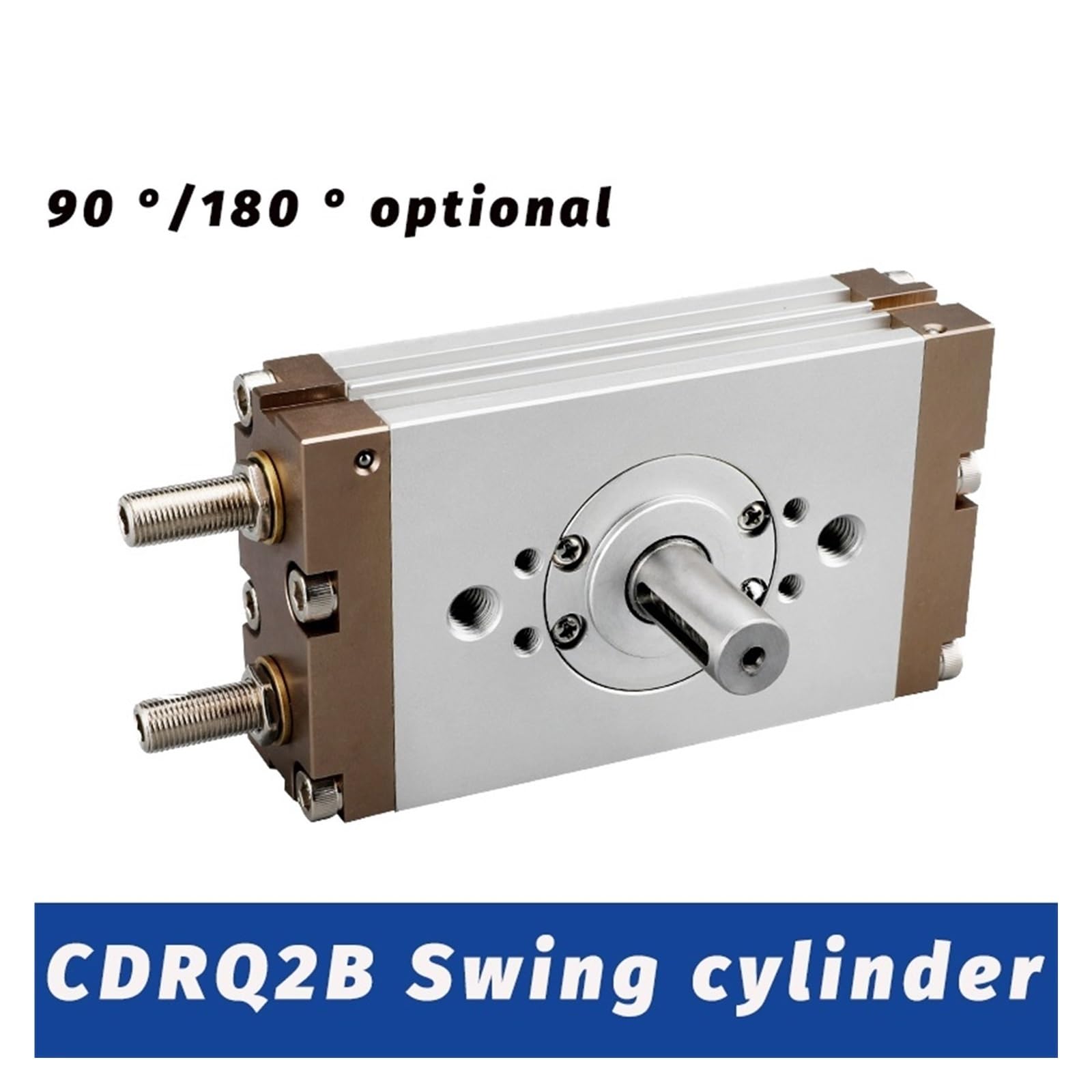 CDRQ2BS10-90 CDRQ2B15 20 30-180 Cilindro rotativo oscillante Sottile Ruota di 90 Gradi e 180 Gradi CDRQ2BS10-90 CDRQ2B15-180(CDRQ2BS20-180)