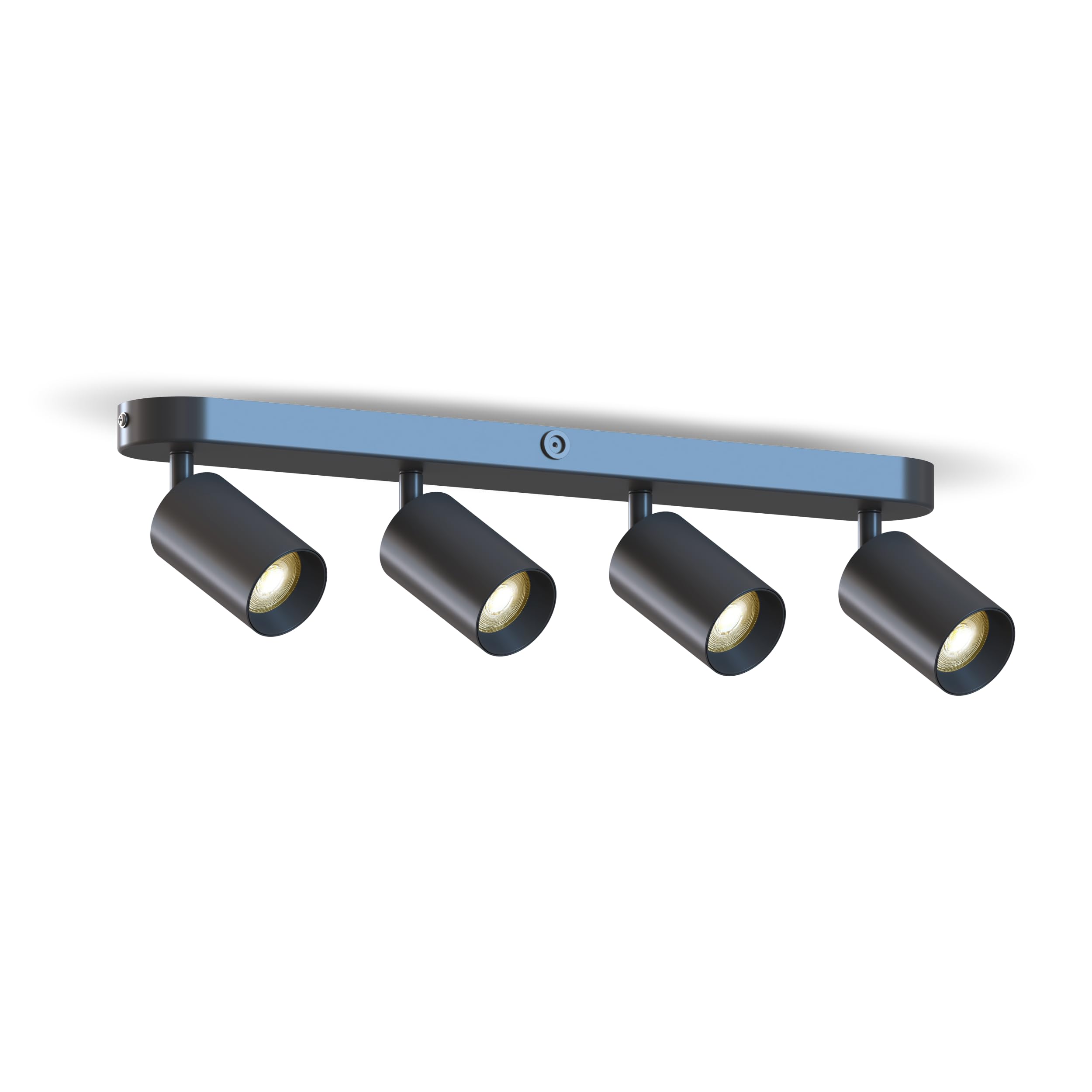 Calex Gu10 Downlight, Black, Length 49 Cm, 4-Bulb, Metal