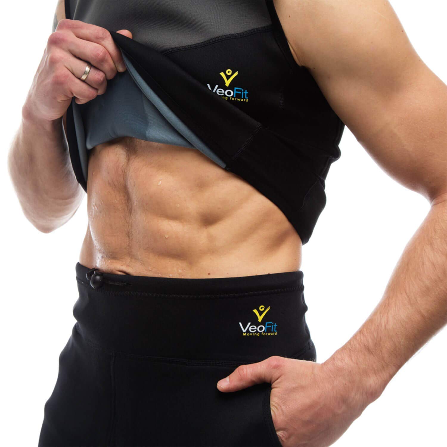 VEOFIT Slimming Sweat Top Fitness -Tones the arms, stomach and hips for a firmer skin and a refined silhouette S-XXXL