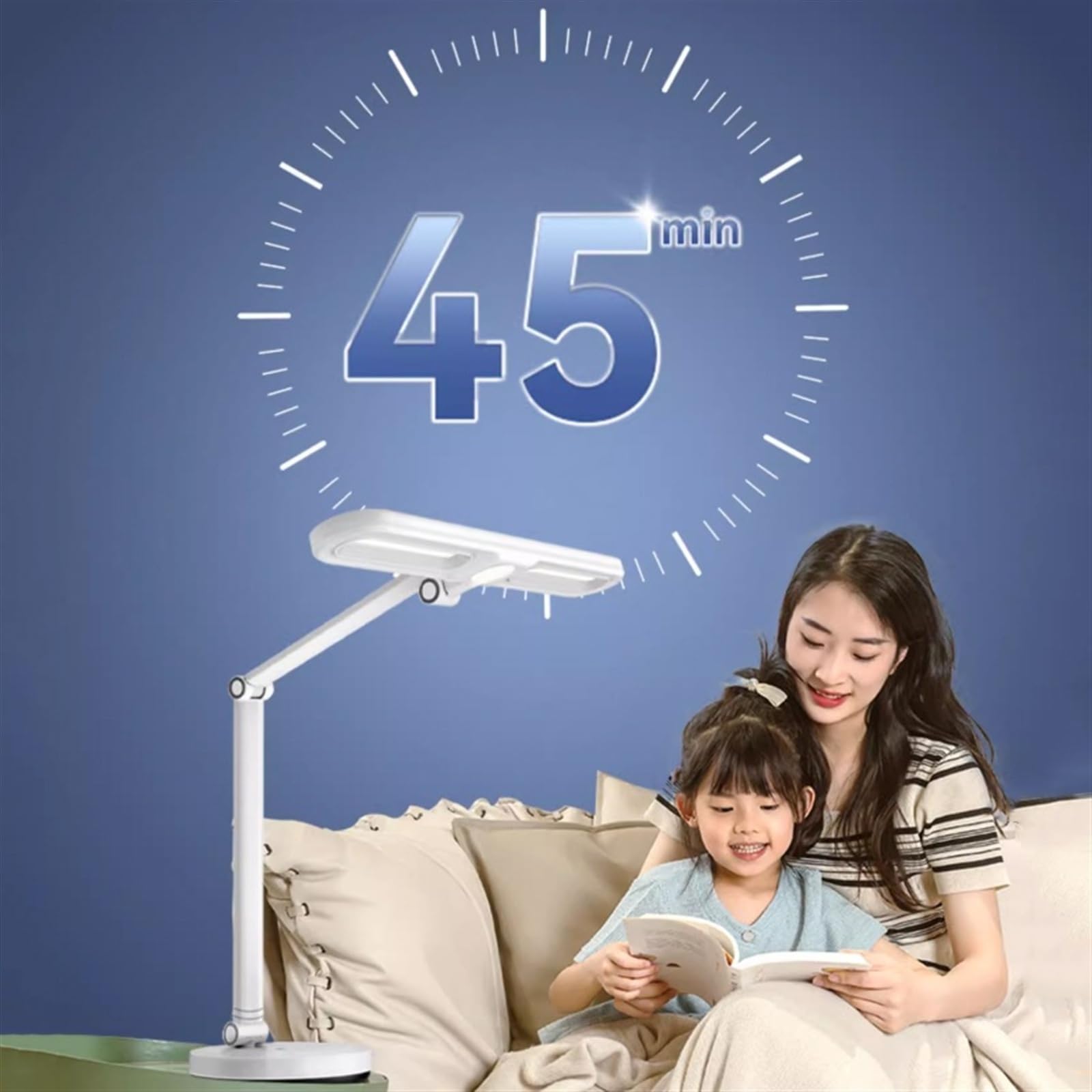 Lampada da Scrivania Lampada da scrivania a LED con doppia sorgente luminosa, lampada da scrivania con protezione degli occhi ad oscuramento automatico, timer di spegnimento automatico/luce notturna d