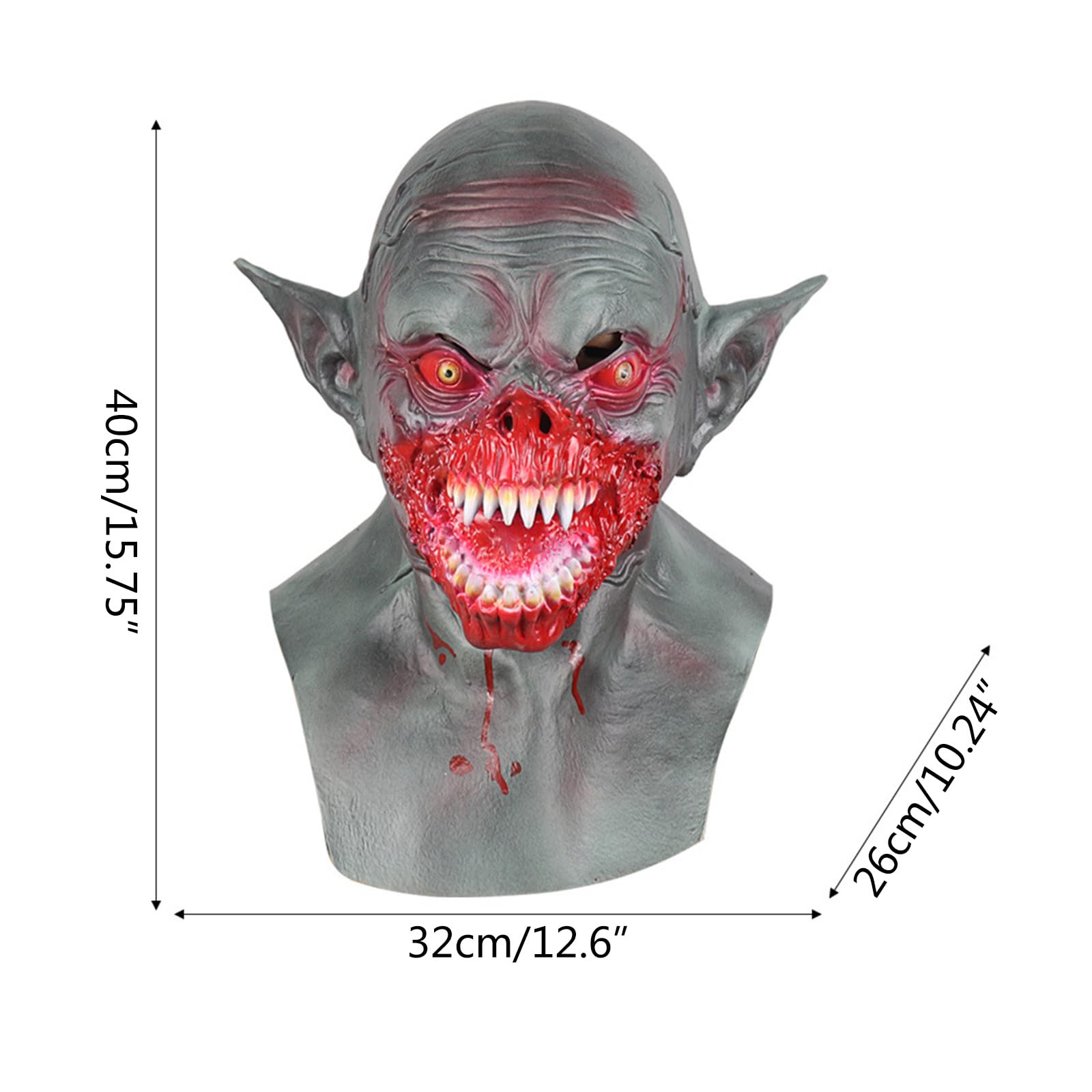 Amazon.co.jp: SZYDD 吸血鬼 血まみれ モンスター ハロウィン 怖い