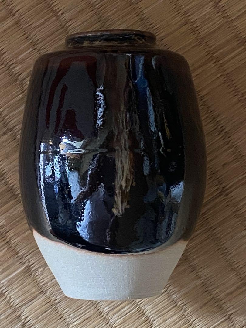 ♦茶道具 肩付き茶入 ？蓋付き 正絹 仕覆付き 綺麗な美品 骨董品 Amazon.co.jp: 茶道具 肩付き茶入 ？蓋付き 正絹 仕覆付き 綺麗