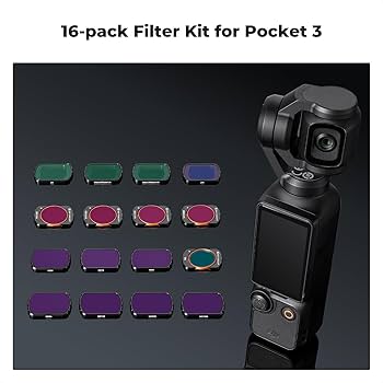 DJI OSMO POCKET 3軸ジンバル+ND16PLフィルター Amazon.com : K&F Concept ND, ND/PL, Effect Filter for DJI