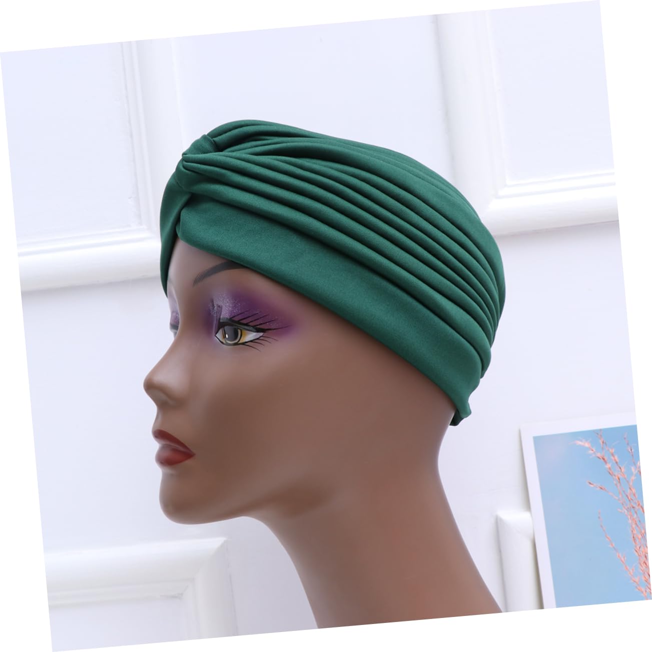 SHERCHPRY 15 Unidades De Gorros De Turbante Elásticos Gorros De Quimio Envolturas De Mujer Bufanda Elástica Para Envolver El Cabello Bufandas De Turbante Para Mujer Sombrero De