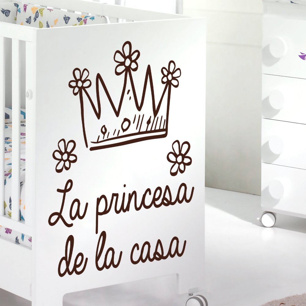 Sticker couronne de la princesse de la maison décoration chambre fille