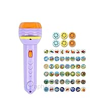 GRAPHENE® 6 slides 48 patterns Mini Projector Torch Toy Slide Flashlight Projector torch