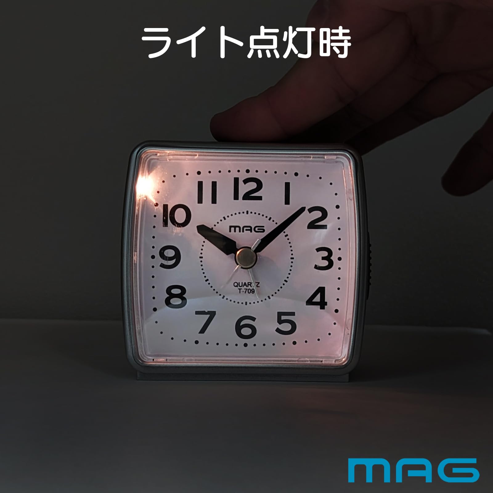 Amazon.co.jp: MAG(マグ) 目覚まし時計 置き時計 小型 小さい アナログ