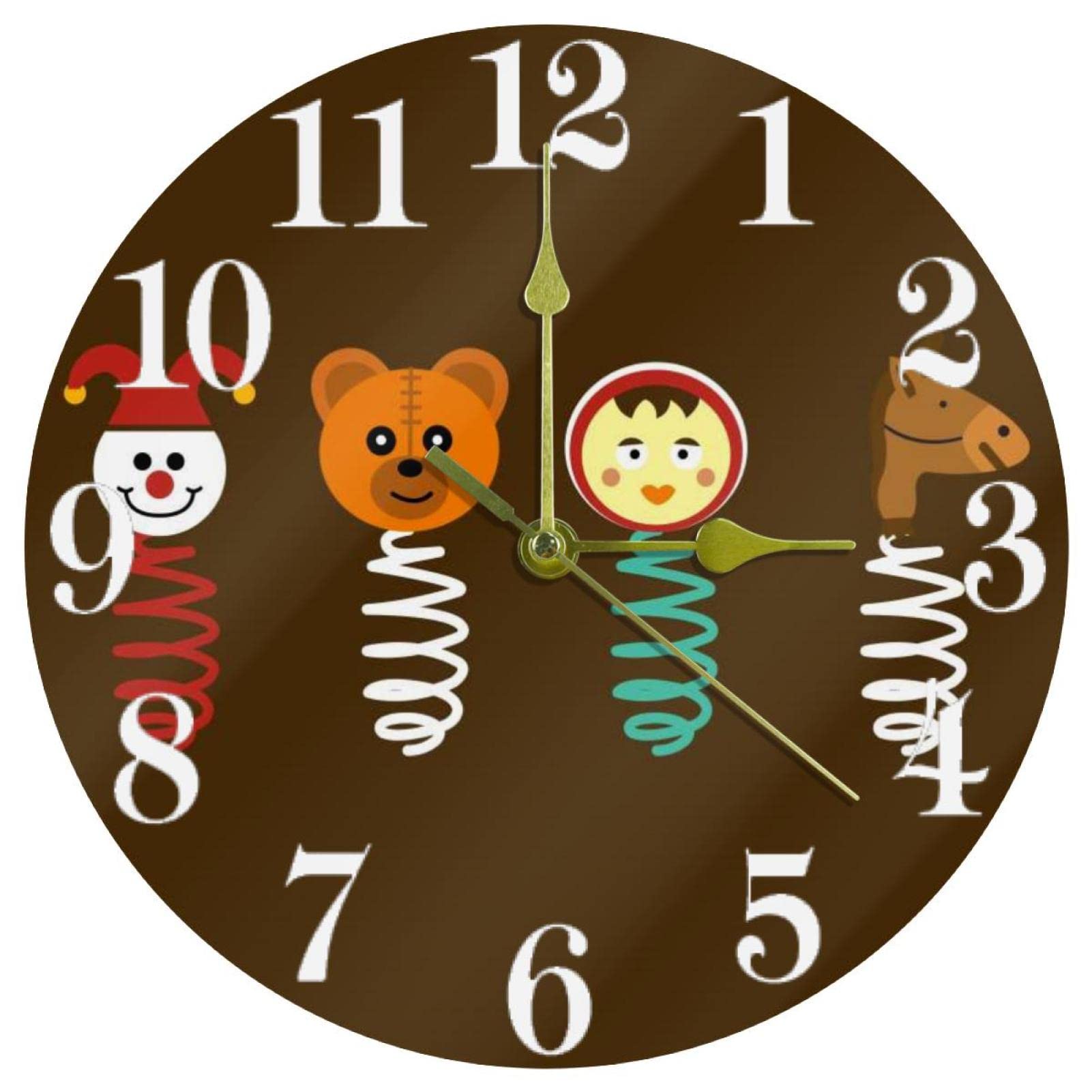 Horloge murale en forme d'animal cadeau idéal pour classe et maison