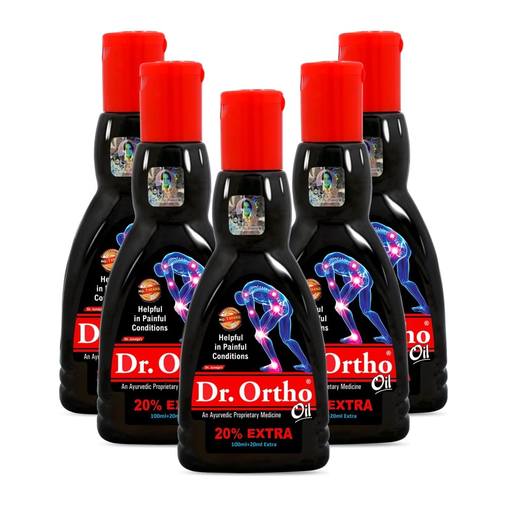 Dr.Ortho Pain Relief Oil,120Ml(Pack Of 5)