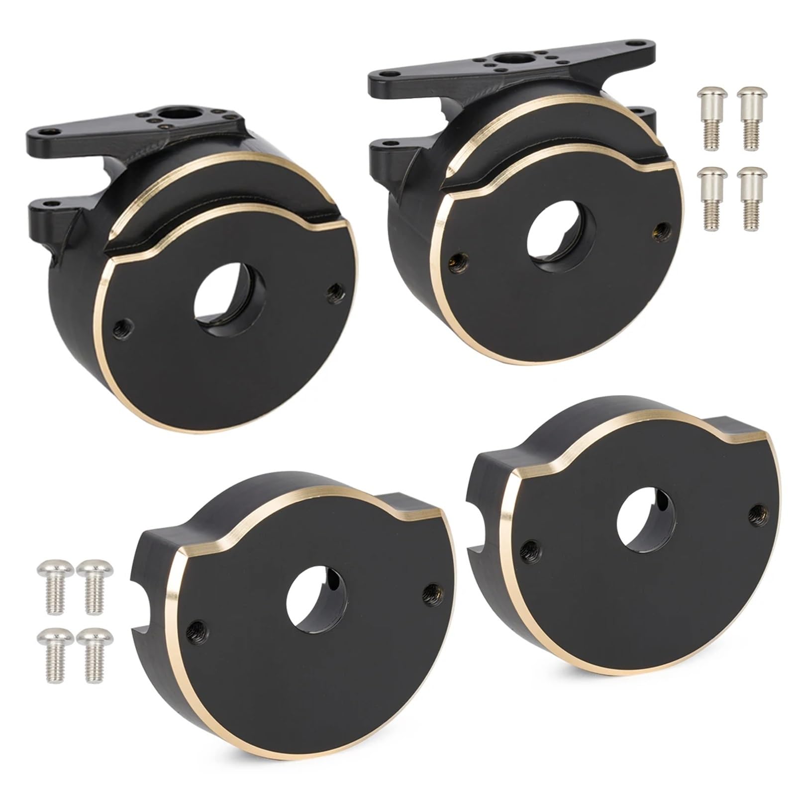 Accessori Modellismo RC Per Vanquish Per H10 1/10 Rc Auto In Ottone Cnc Peso Kit Nocche Sterzo Assale Cap Set Aggiornamento Accessori Di Riparazione Modificare Parti